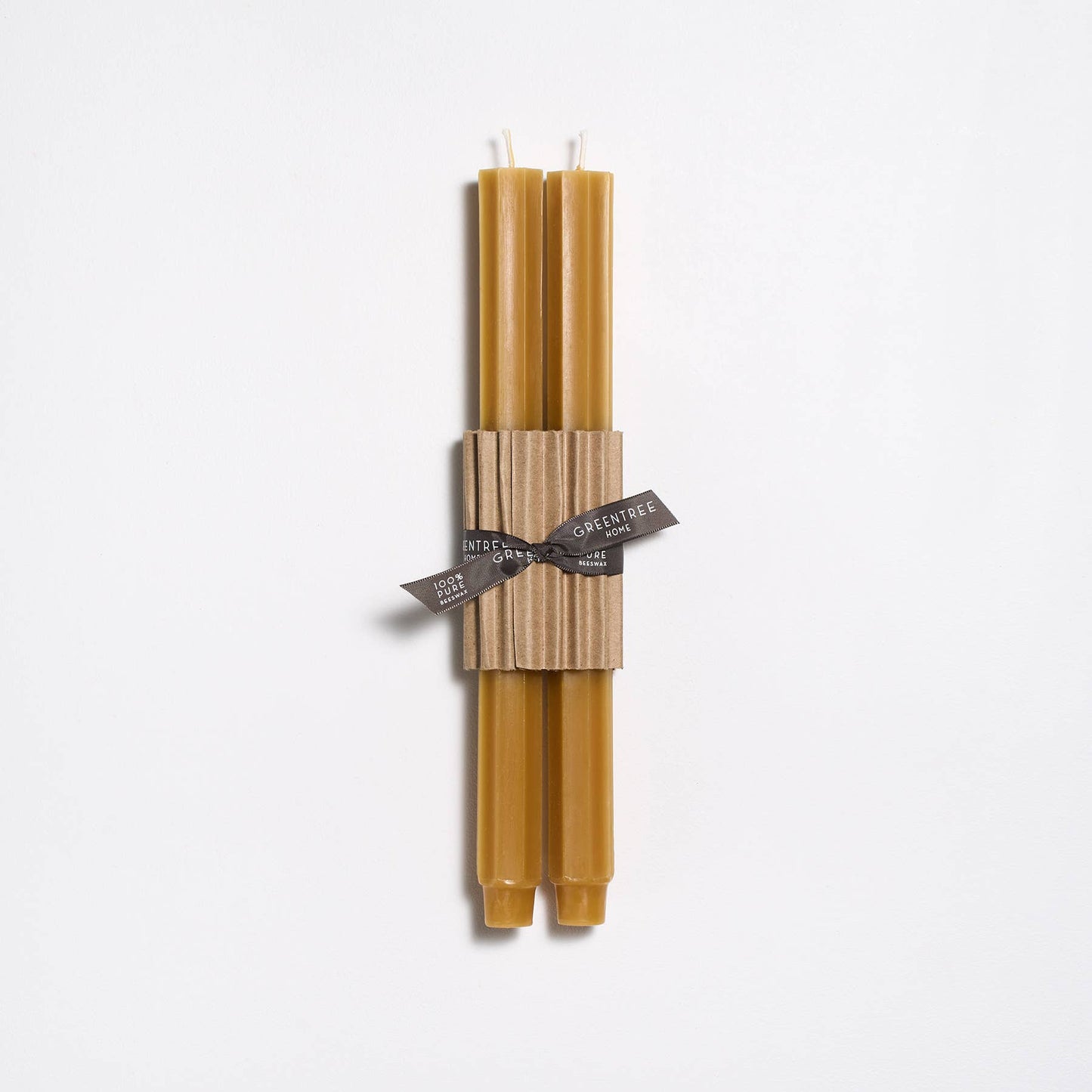 12" Fluted Church Tapers: Black