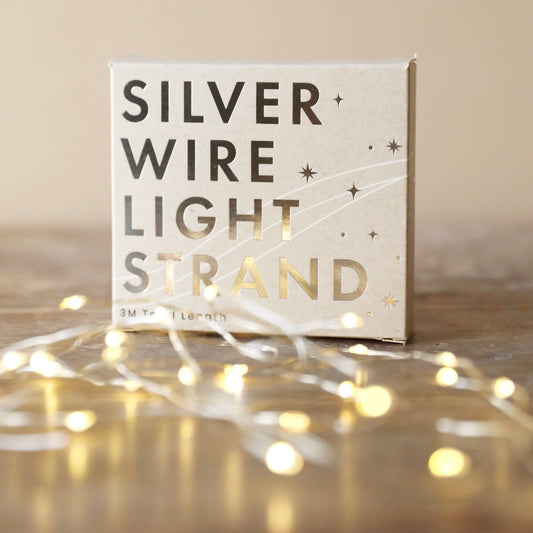 Lisa Angel - 30 Battery Powered Led Silver Wire String Lights