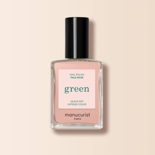 Manucurist Green Nail Polish in Pale Rose, Plant-Based & Vegan, Made in France