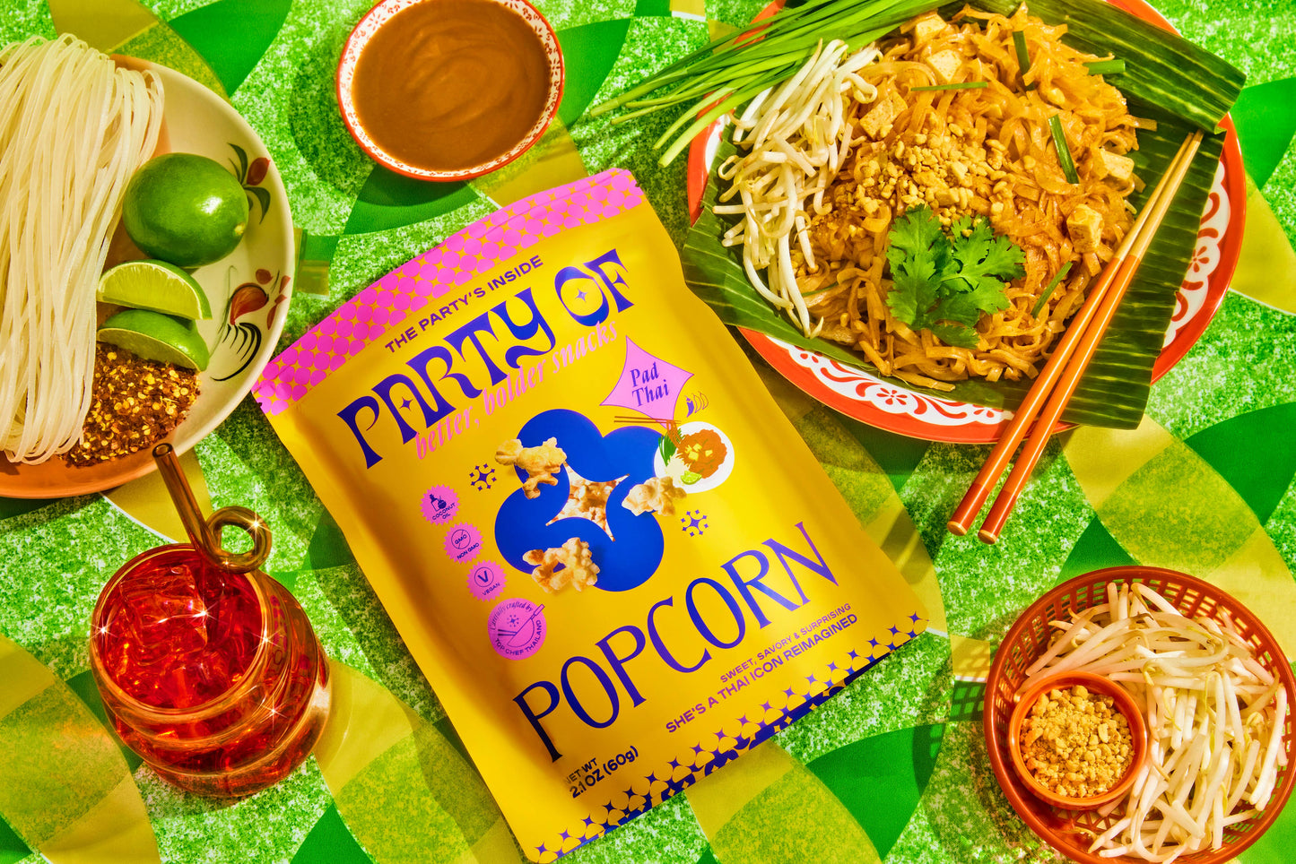 Pad Thai popcorn