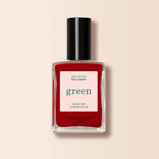 Manucurist Green Nail Polish in Red Cherry