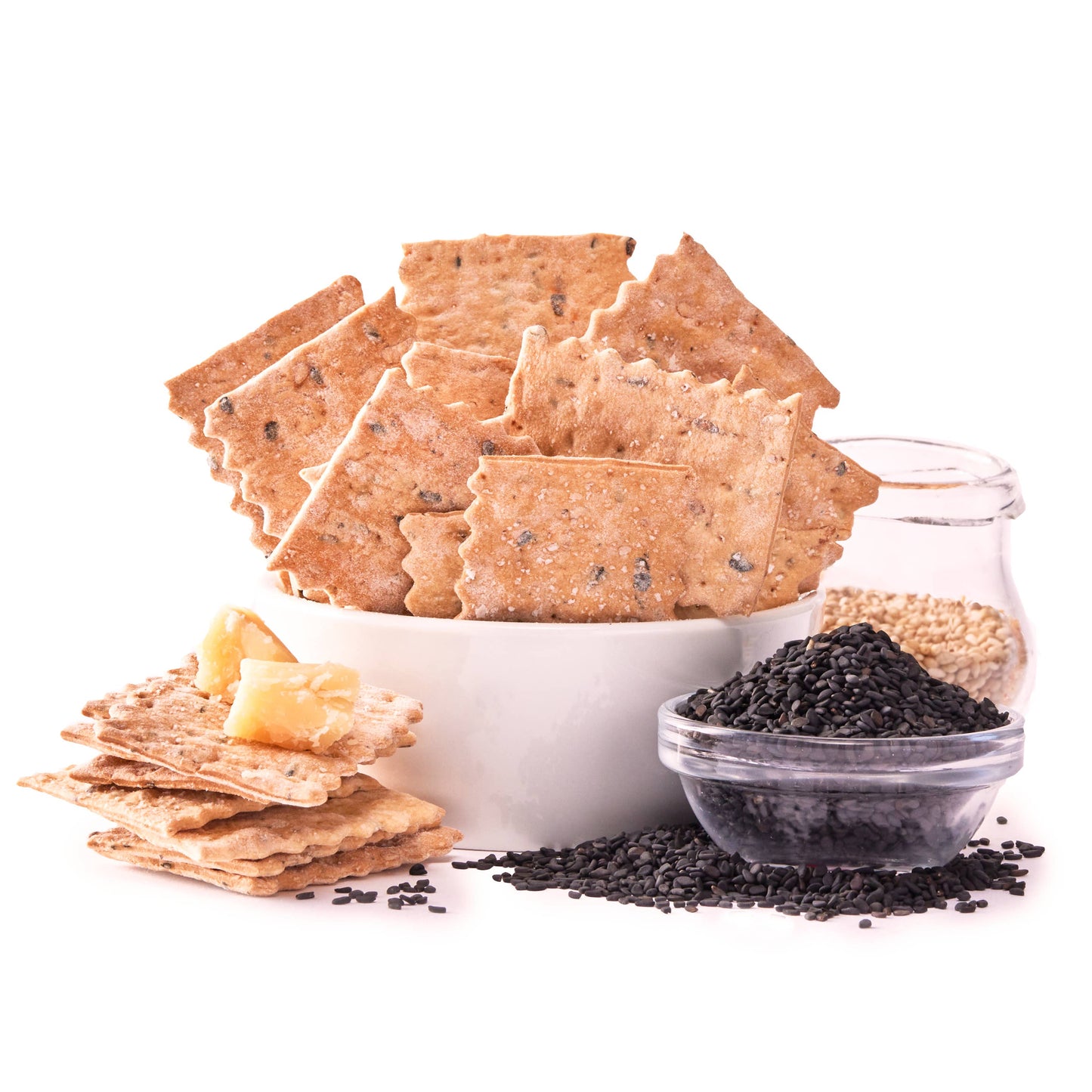 Black & White Sesame Bites