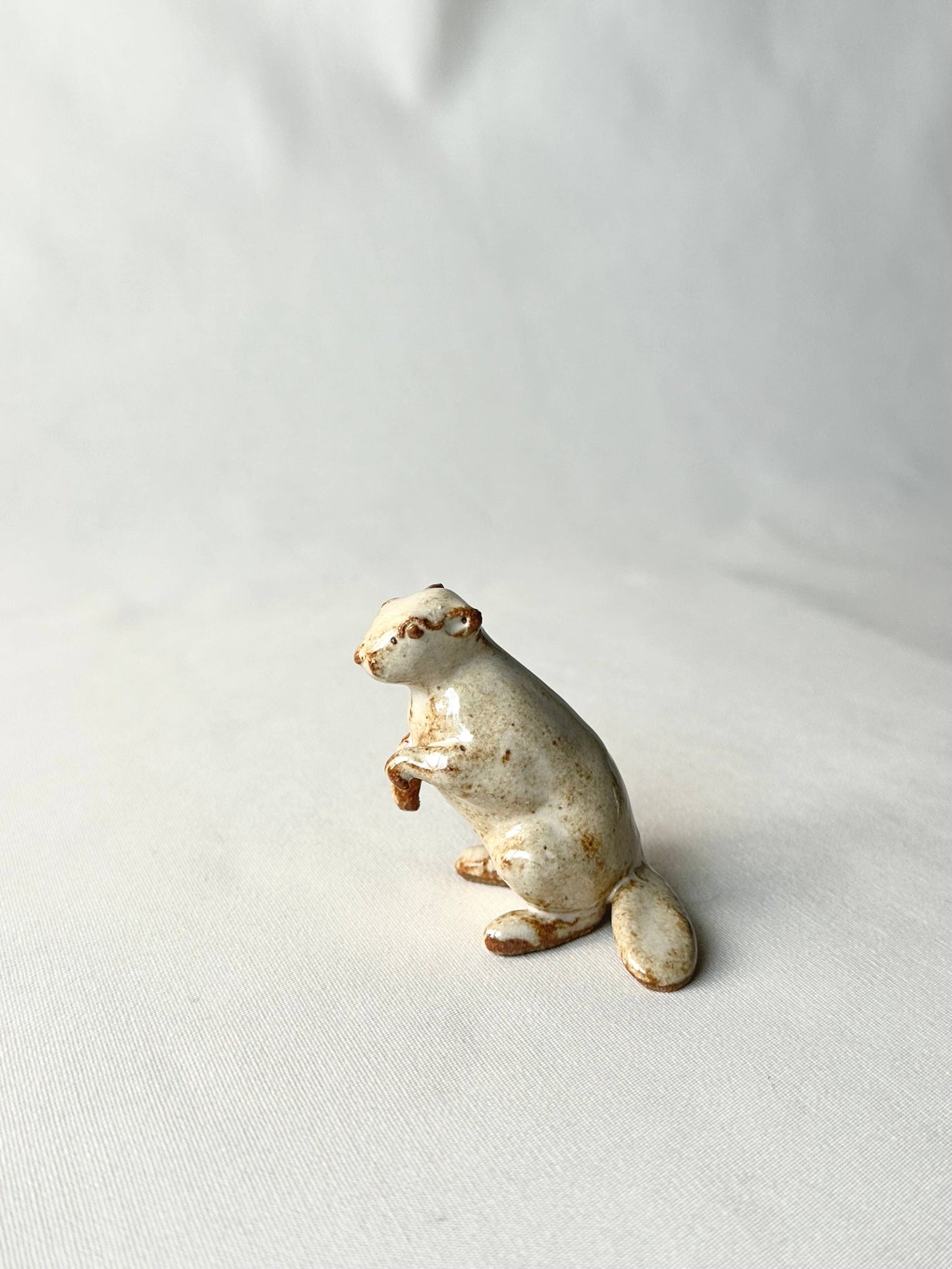 Ceramic figurine, ceramic animal, ceramic critter, tea pet