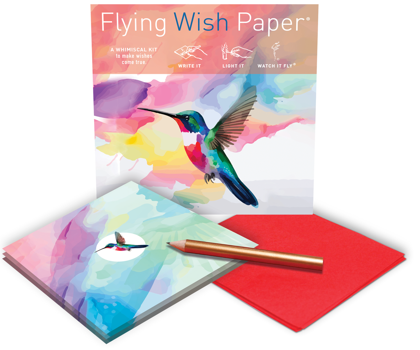 HUMMINGBIRD – Flying Wish Paper® Mini WISHING KIT™ Gift