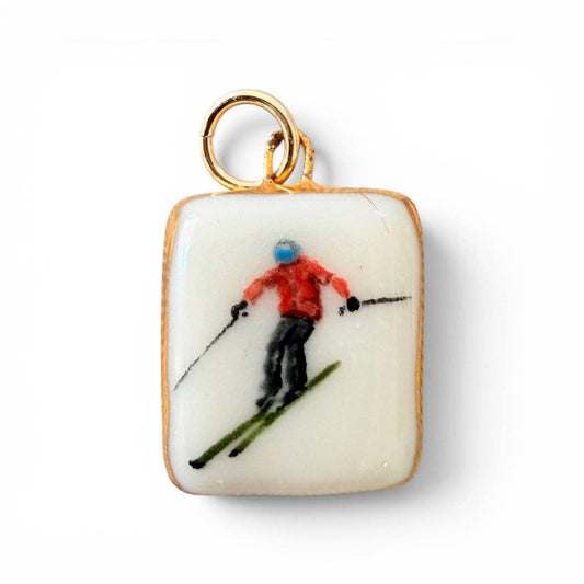 Shá Parlé Skier Charm