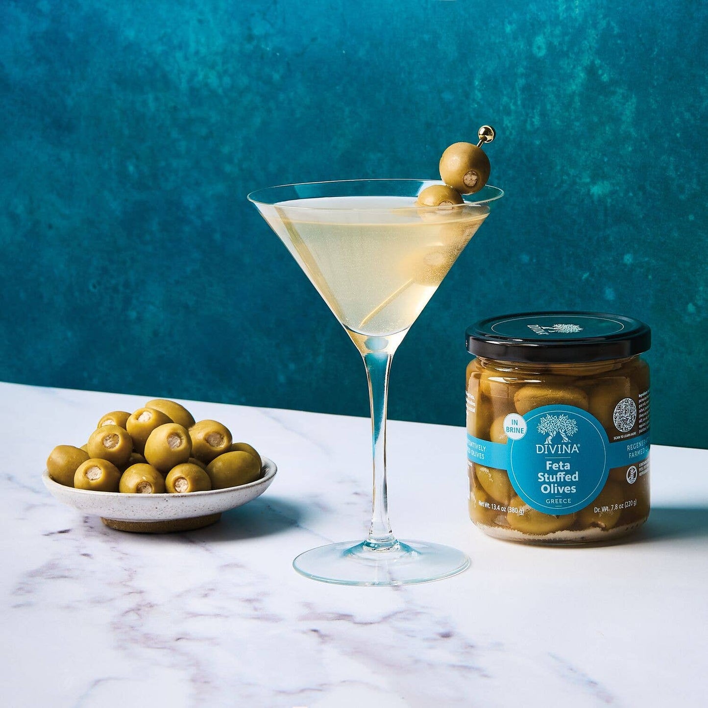 Feta Stuffed Olives