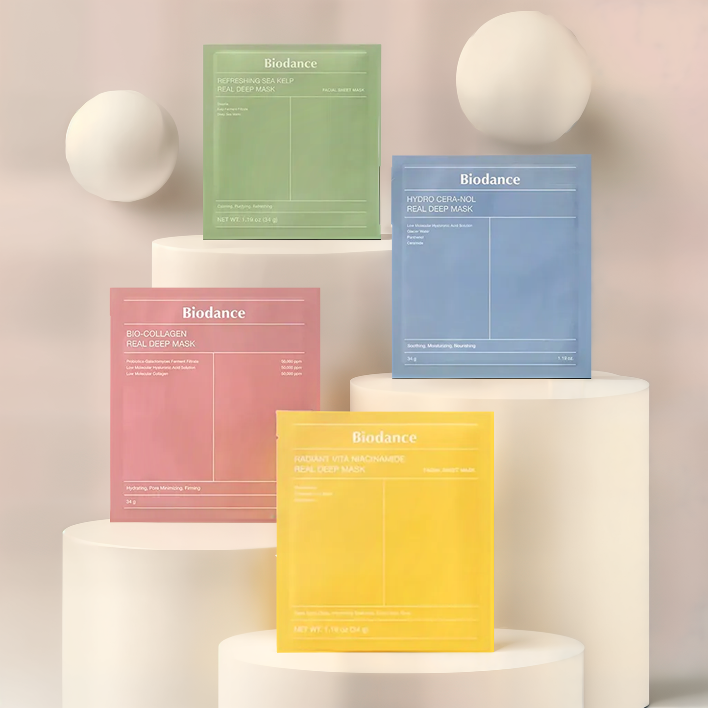 [Biodance] Bio Collagen Real Deep Overnight Mask 1EA 5 types: Purple (Caviar PDRN)