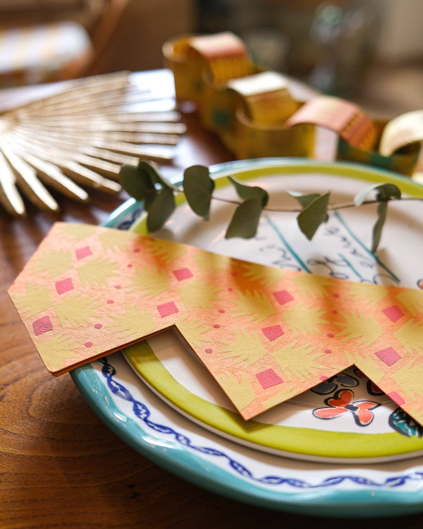 YELLOW & ORANGE PAPER CROWNS