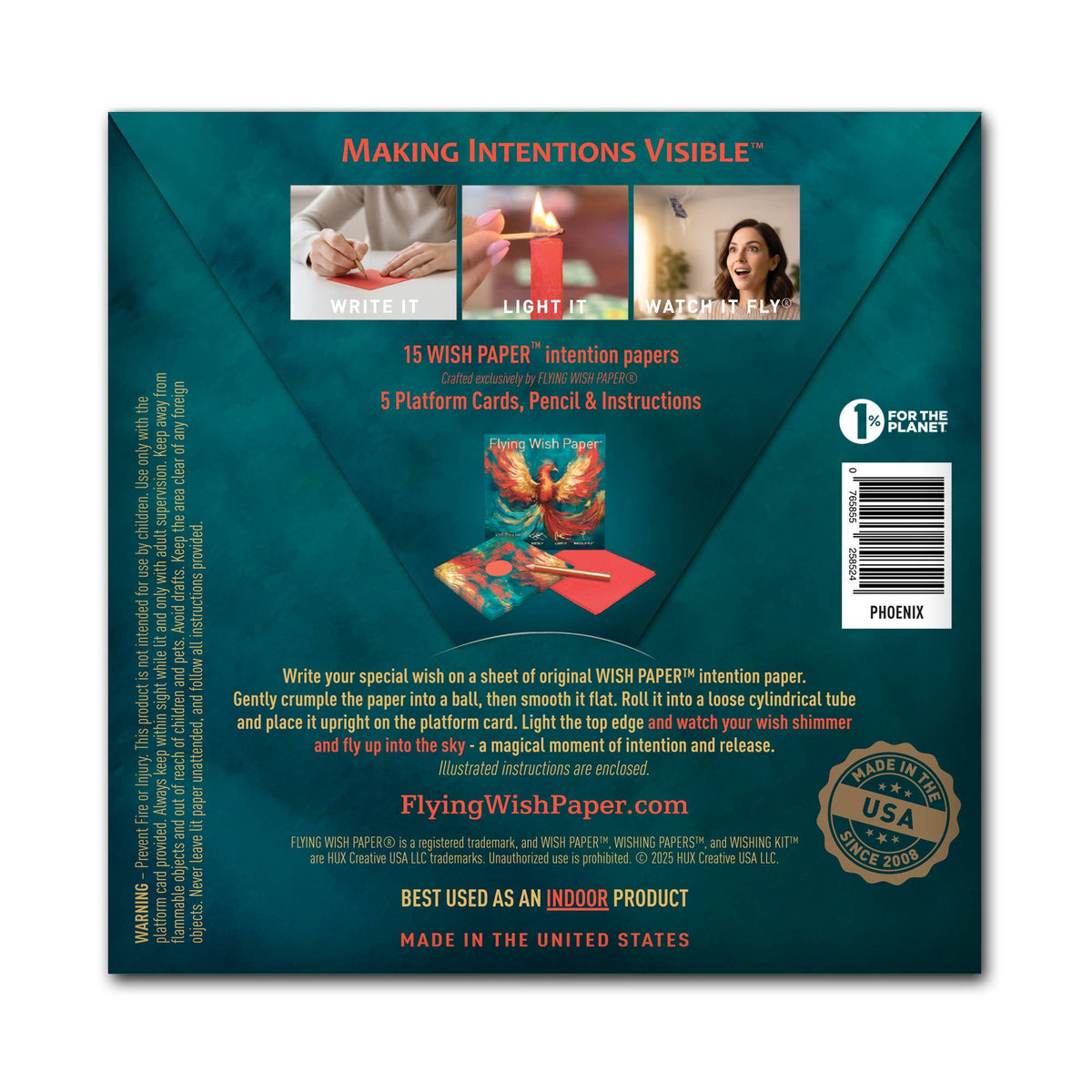 PHOENIX | Wish Paper Kit, New Beginnings Ritual Gift