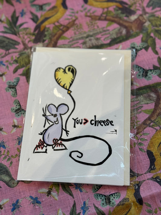 Card Cheese Mouse