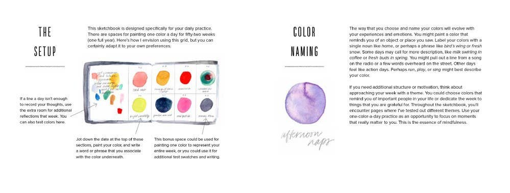 One Color a Day Sketchbook: A Daily Art Practice and Visual