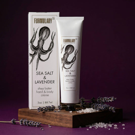 Formulary 55 Sea Salt & Lavender - Shea Butter Hand & Body Creme Tube