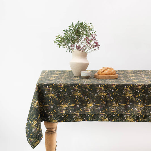 Woodland Linen Tablecloth: 55"x118"