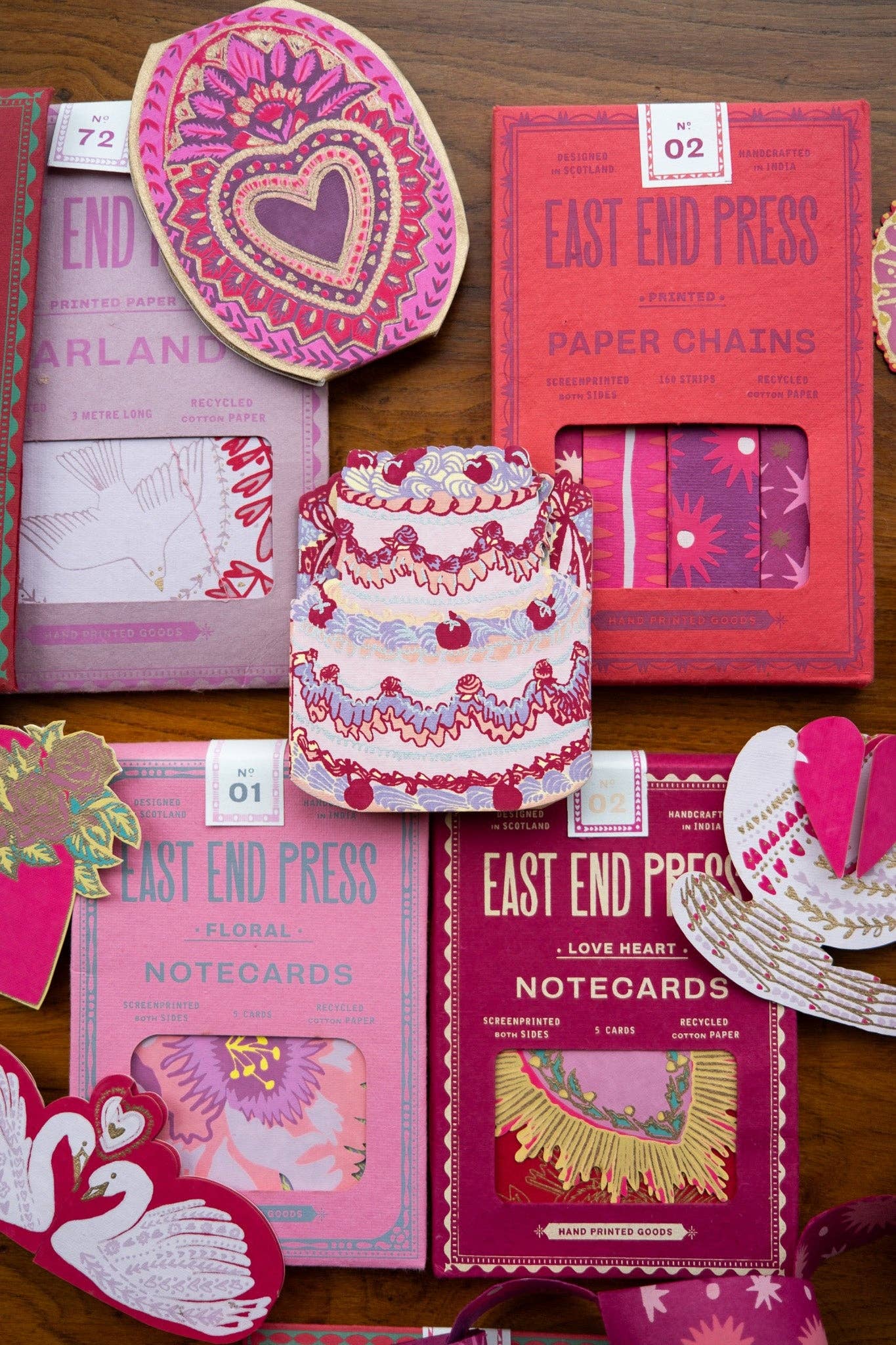 BIRTHDAY CAKE CONCERTINA GREETING CARD