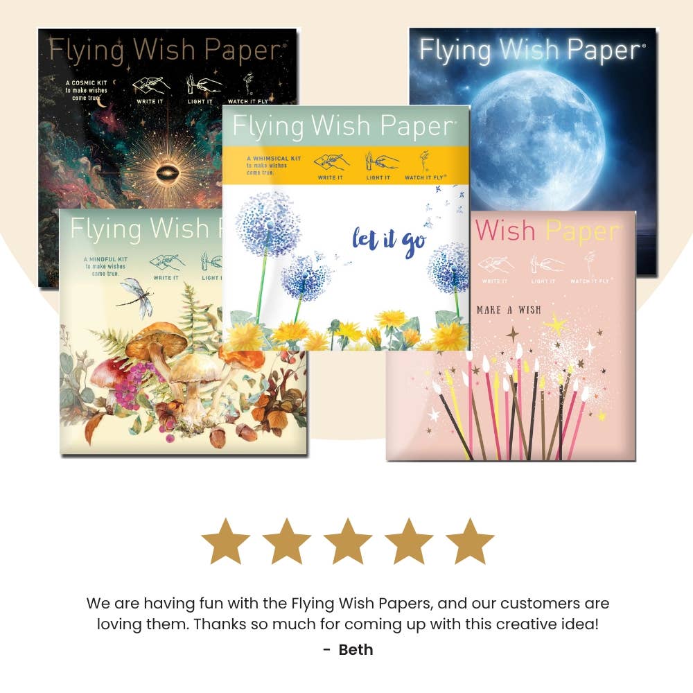 BLOOM | Wish Paper Kit, Floral Self Care Gift