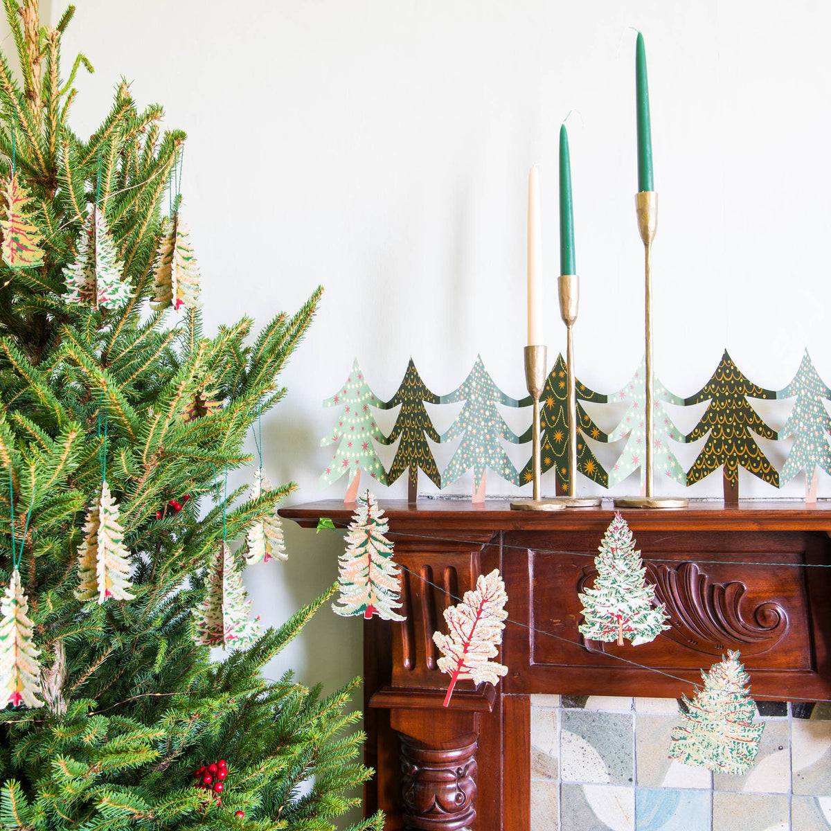 FOREST PAPER ORNAMENTS