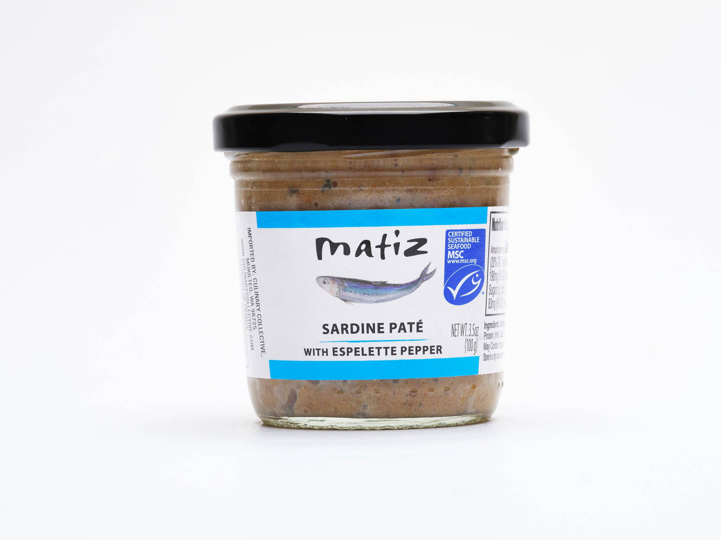 Matiz Sardine Paté w/ Espelette Pepper - 3.5 oz