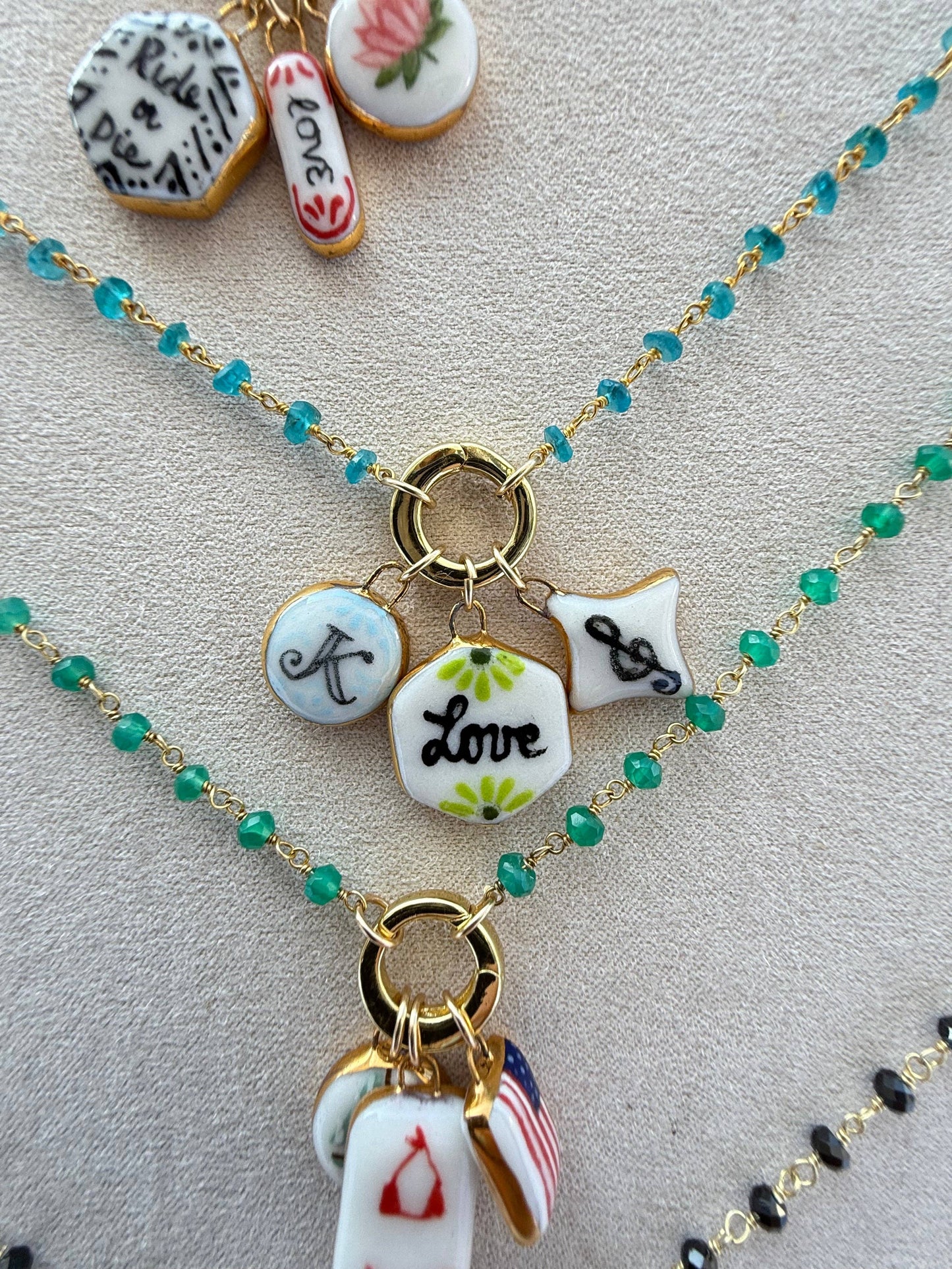 Love Floral Charm