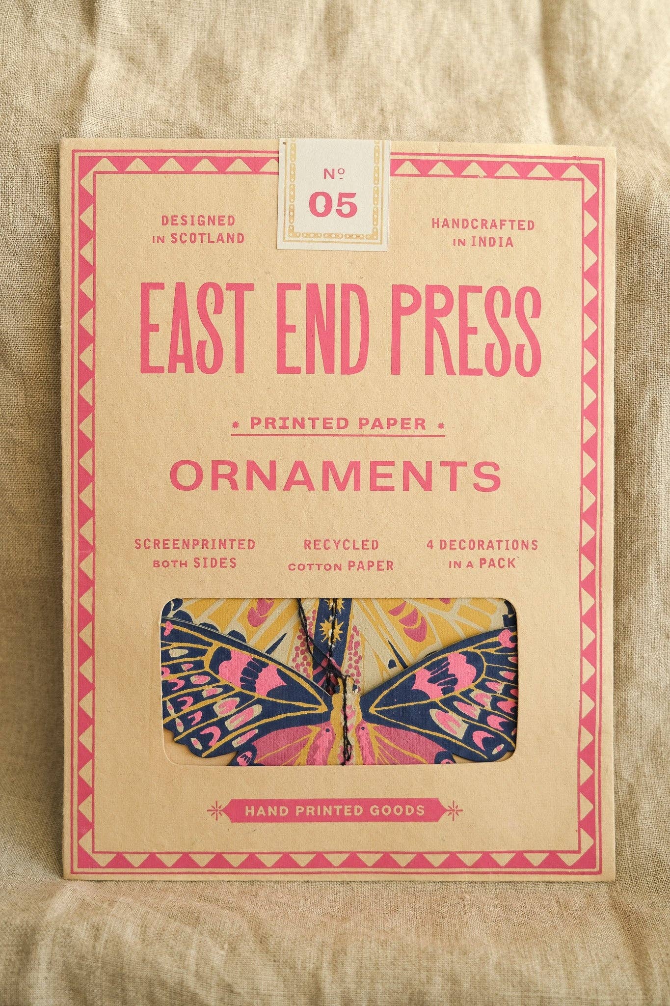 BUTTERFLIES PAPER ORNAMENTS