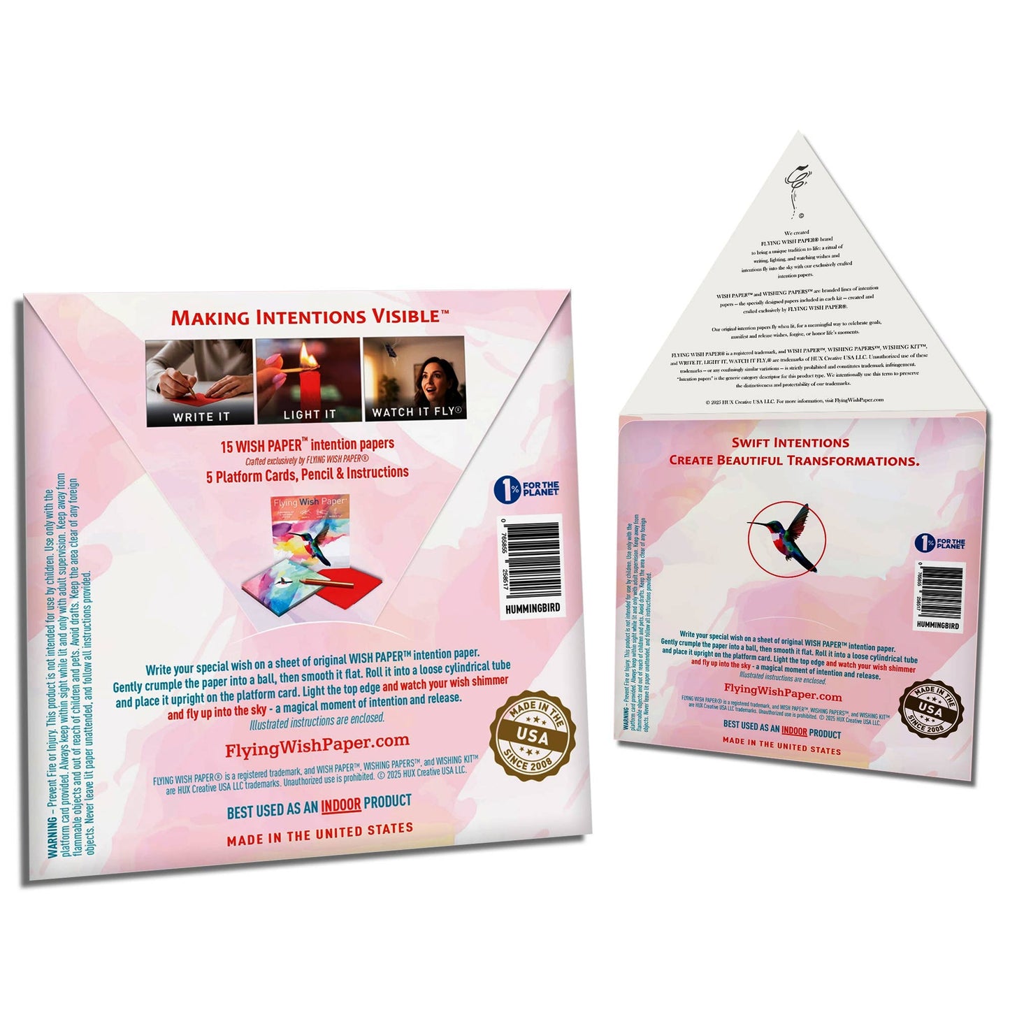 HUMMINGBIRD – Flying Wish Paper® Mini WISHING KIT™ Gift