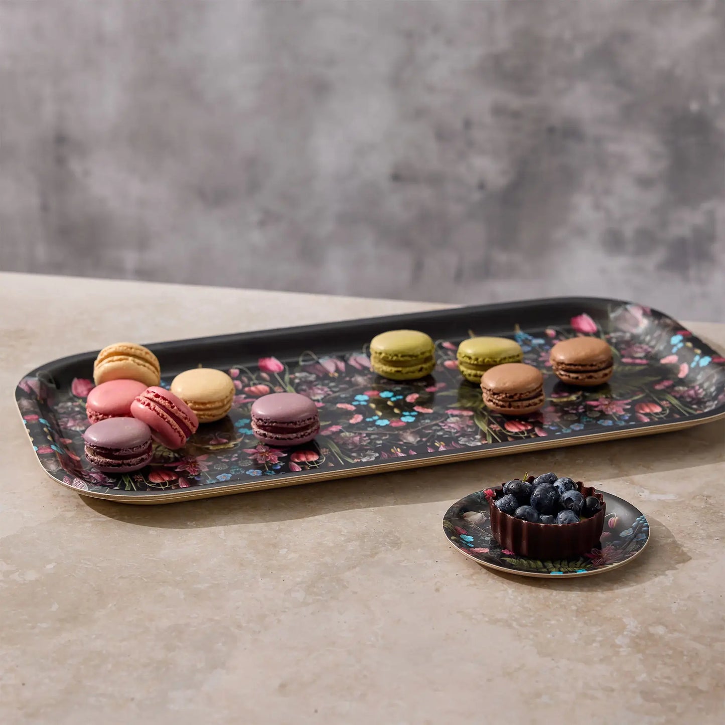 Kings Flower Mini Birchwood Tray
