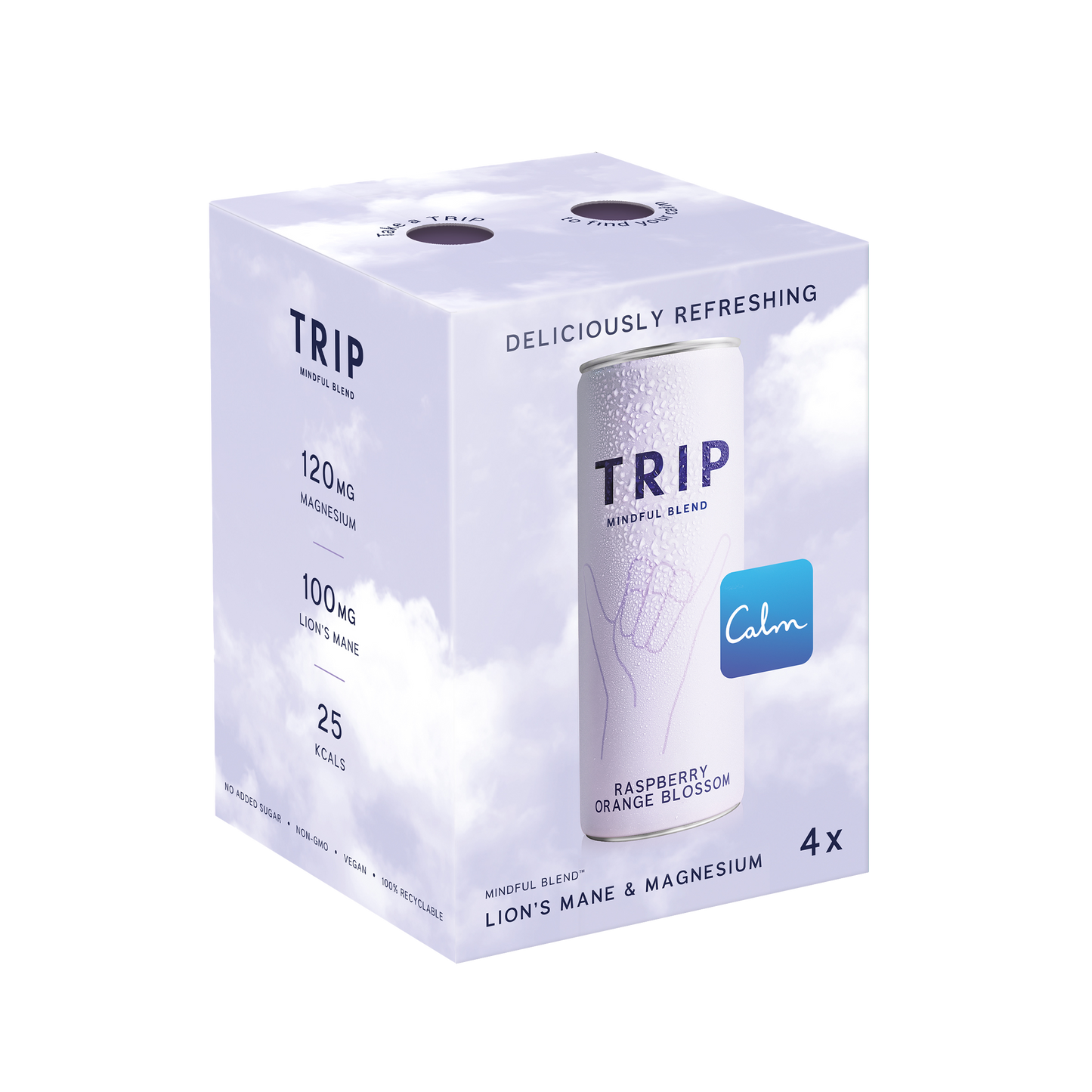 Mindful Blend Raspberry Orange Blossom 4 pack