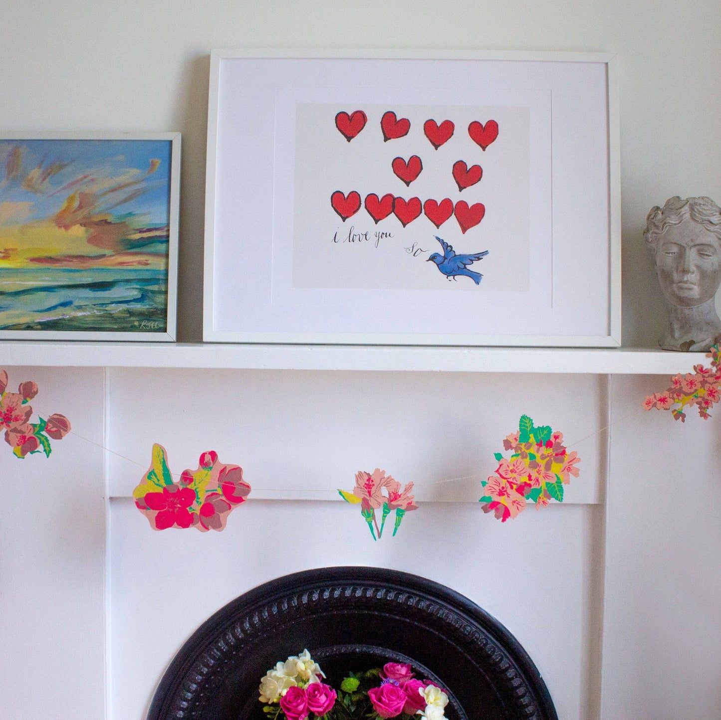 BLOSSOM SEWN GARLAND