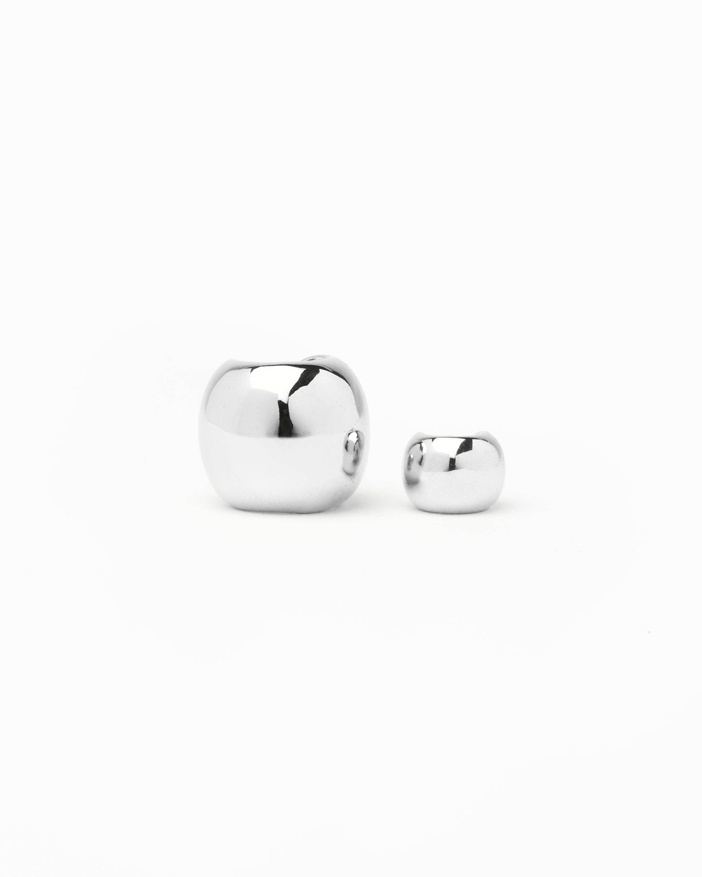 Leda Ear Cuff - Silver: Large earcuff - 17.7mm