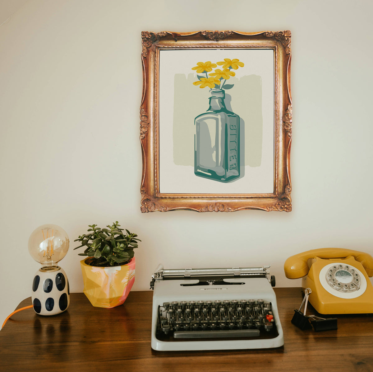 Bottle Study | Modern Paint By Numbers Kit