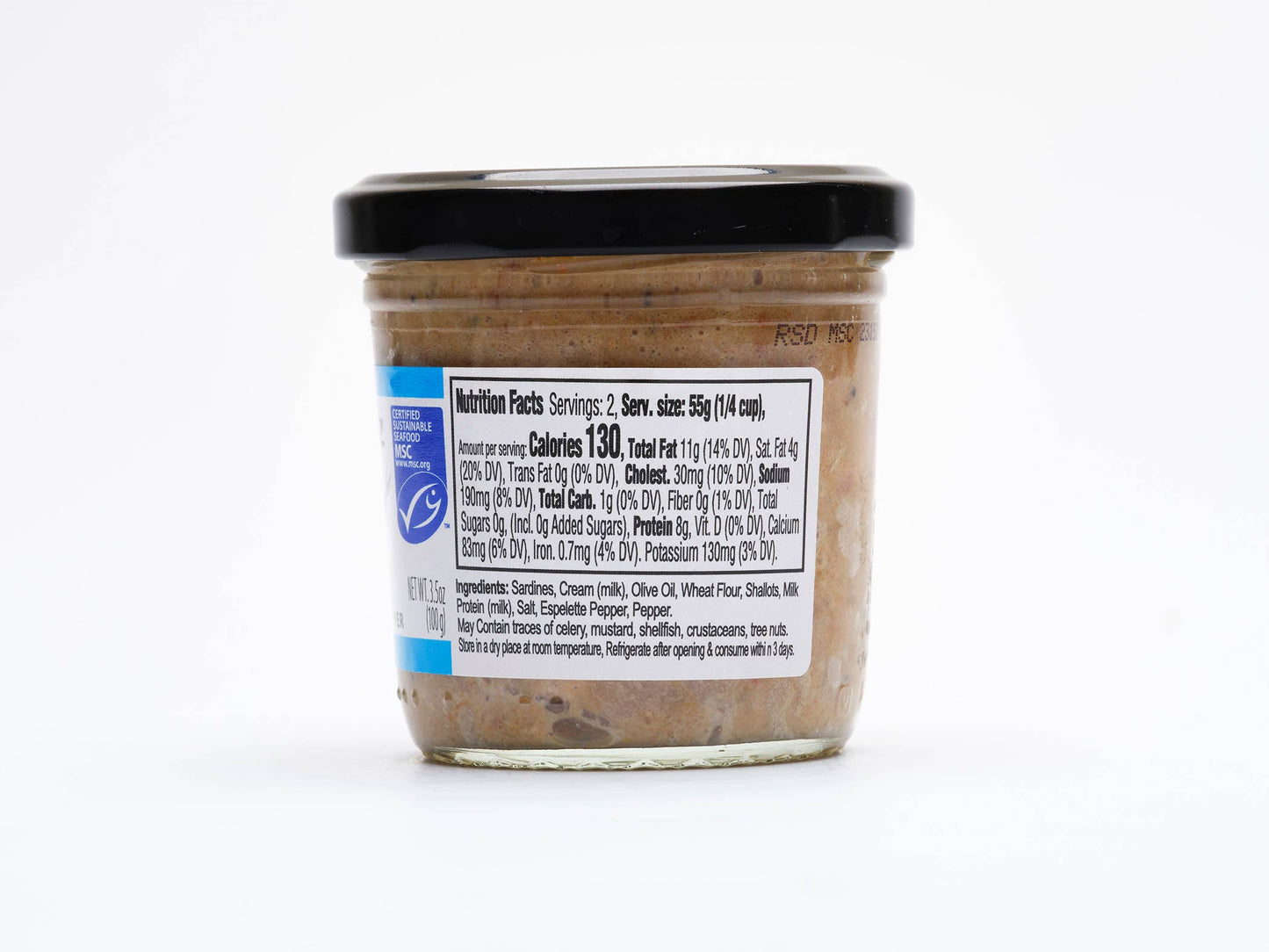 Matiz Sardine Paté w/ Espelette Pepper - 3.5 oz