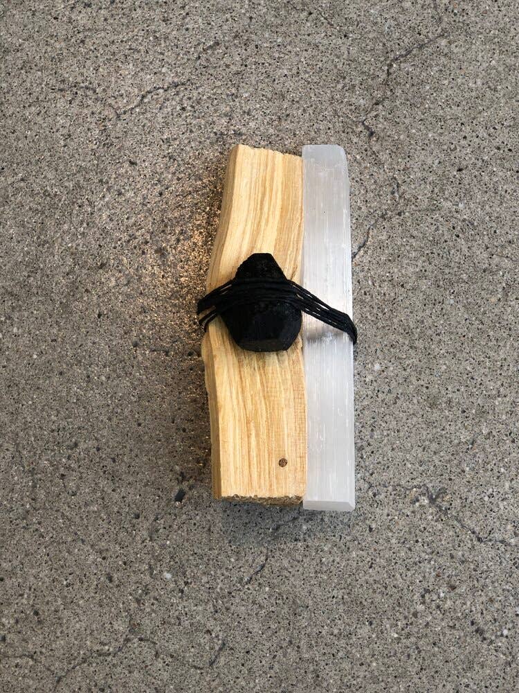 Serenity Wand: Black Tourmaline packaged in clear gift box