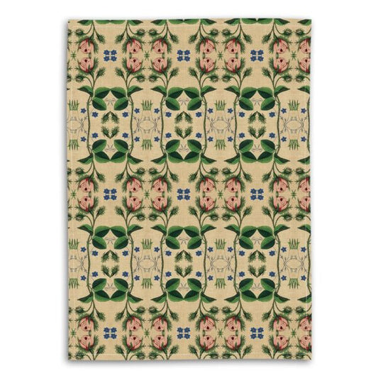 Tea Towel Naive Rose
