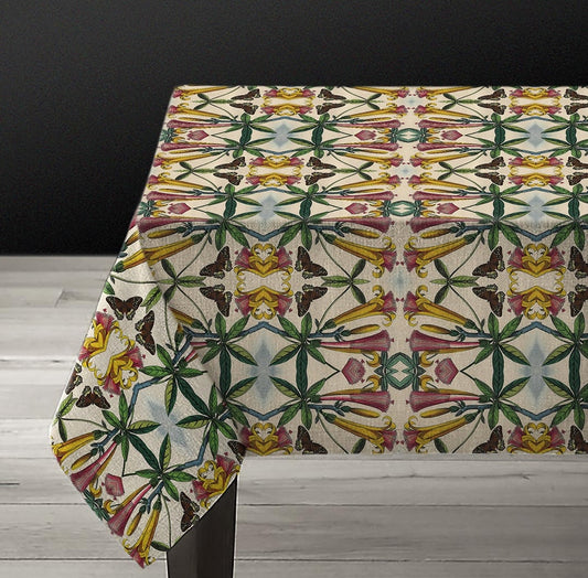 Tablecloth Yellow Flower 58" x 118"
